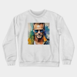 Watercolors with Sting Crewneck Sweatshirt